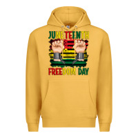 Mustard juneteenth freedom day Premium Hoodie - Artiststas