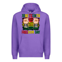 Purple juneteenth freedom day Premium Hoodie - Artiststas