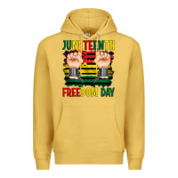 Antique Gold juneteenth freedom day Premium Hoodie - Artiststas
