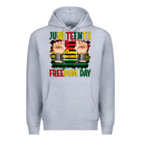 Heather Grey juneteenth freedom day Premium Hoodie - Artiststas