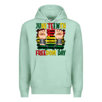 Seafoam juneteenth freedom day Premium Hoodie - Artiststas