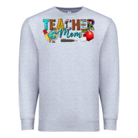 Heather Grey teacher mom Premium Sweatshirt - texasbilliewilder