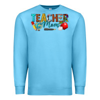 Ocean Blue teacher mom Premium Sweatshirt - texasbilliewilder