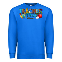 True Royal teacher mom Premium Sweatshirt - texasbilliewilder