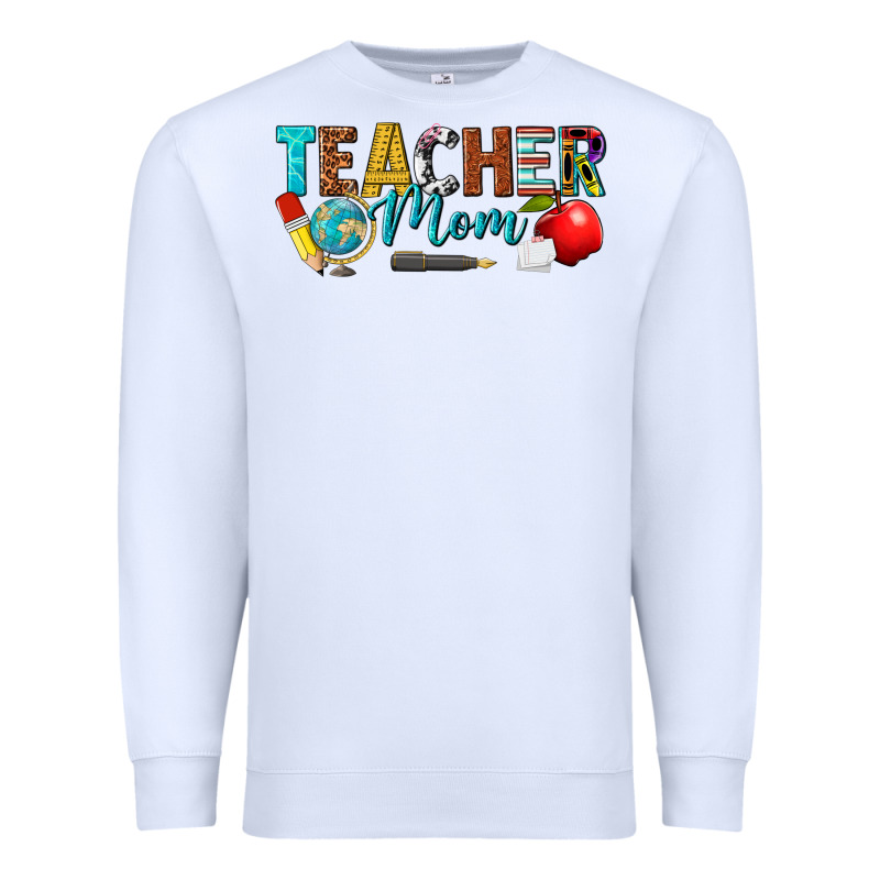 Teacher Mom Premium Sweatshirt by texasbilliewilder | Teevron