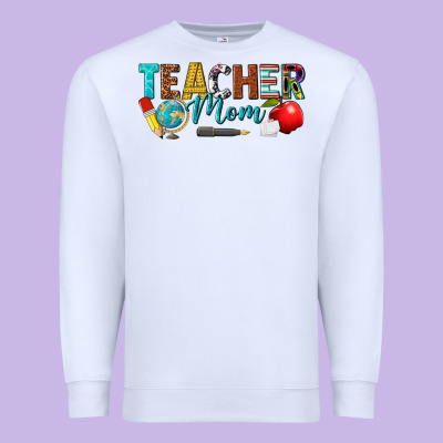 Teacher Mom Premium Sweatshirt Designed By Texasbilliewilder