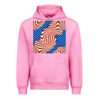 Fuchsia Pink american flag seamless pattern Urban Hoodie - BundleAndBundleShop