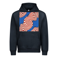 Navy american flag seamless pattern Urban Hoodie - BundleAndBundleShop