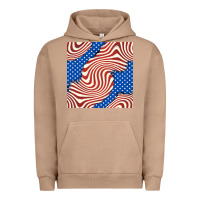Pigment Burro american flag seamless pattern Urban Hoodie - BundleAndBundleShop