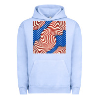 Pigment Grape Ice american flag seamless pattern Urban Hoodie - BundleAndBundleShop