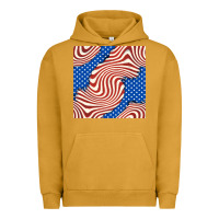 Pigment Peanut Butter american flag seamless pattern Urban Hoodie - BundleAndBundleShop