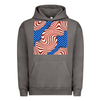 Pigment Tornado american flag seamless pattern Urban Hoodie - BundleAndBundleShop