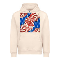 Sandshell american flag seamless pattern Urban Hoodie - BundleAndBundleShop