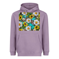 Lavender Daisy and sunflower Heavyweight Hoodie - RanaPortraitStore
