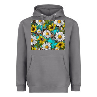Storm Daisy and sunflower Heavyweight Hoodie - RanaPortraitStore