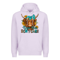 Lilac barn hair don't care long haired cow Premium Hoodie - Jasminsmagicworld