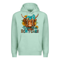 Seafoam barn hair don't care long haired cow Premium Hoodie - Jasminsmagicworld