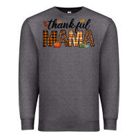 Charcoal Heather thankful mama Premium Sweatshirt - texasbilliewilder