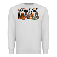 Dove Grey thankful mama Premium Sweatshirt - texasbilliewilder