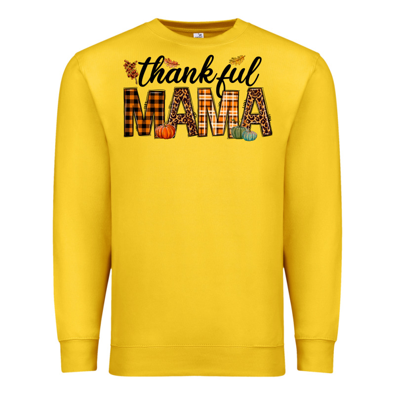 Thankful Mama Premium Sweatshirt by texasbilliewilder | Teevron