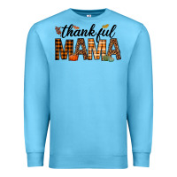 Ocean Blue thankful mama Premium Sweatshirt - texasbilliewilder