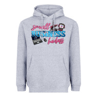 Heather Grey small business badass Heavyweight Hoodie - texasbilliewilder