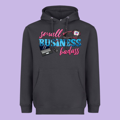 Small Business Badass Heavyweight Hoodie Designed By Texasbilliewilder