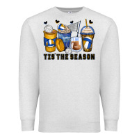 Oatmeal Heather tis' the season volleyball coffee cups Premium Sweatshirt - Zillion Design Studio