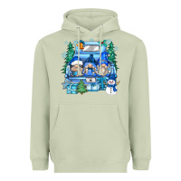 Matcha snowman gnome truck Heavyweight Hoodie - Zillion Design Studio