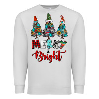 Dove Grey western trees merry and bright christmas Premium Sweatshirt - RanaPortraitStore