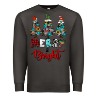 Smoke western trees merry and bright christmas Premium Sweatshirt - RanaPortraitStore