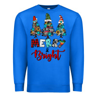 True Royal western trees merry and bright christmas Premium Sweatshirt - RanaPortraitStore