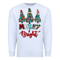 White western trees merry and bright christmas Premium Sweatshirt - RanaPortraitStore