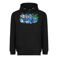 Black snow gnome truck Heavyweight Hoodie - Zillion Design Studio