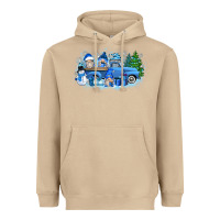 Mushroom snow gnome truck Heavyweight Hoodie - Zillion Design Studio