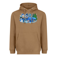 Toasted Coconut snow gnome truck Heavyweight Hoodie - Zillion Design Studio