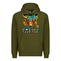 Army Green you ain't my brand of cattle longhaired cow Premium Hoodie - Jasminsmagicworld