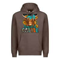Coffee you ain't my brand of cattle longhaired cow Premium Hoodie - Jasminsmagicworld