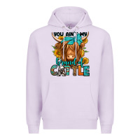 Lilac you ain't my brand of cattle longhaired cow Premium Hoodie - Jasminsmagicworld