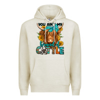 Oatmeal Heather you ain't my brand of cattle longhaired cow Premium Hoodie - Jasminsmagicworld