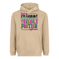 Mushroom sorry im cranky im going through my terrible forti Heavyweight Hoodie - texasbilliewilder