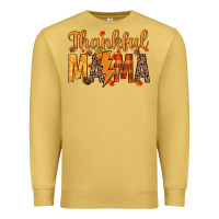 Antique Gold thankful mama Premium Sweatshirt - texasbilliewilder