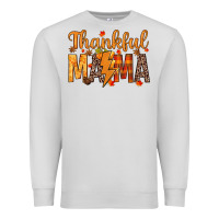 Dove Grey thankful mama Premium Sweatshirt - texasbilliewilder
