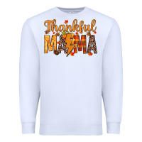 White thankful mama Premium Sweatshirt - texasbilliewilder