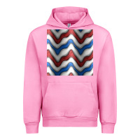 Fuchsia Pink 4th july stripes seamless pattern Urban Hoodie - BundleAndBundleShop