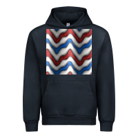 Navy 4th july stripes seamless pattern Urban Hoodie - BundleAndBundleShop