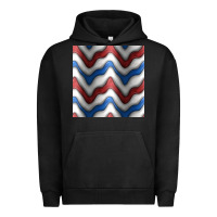 Pigment Black 4th july stripes seamless pattern Urban Hoodie - BundleAndBundleShop