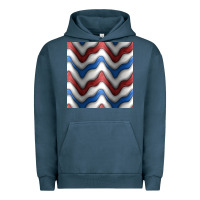 Pigment Midnight Navy 4th july stripes seamless pattern Urban Hoodie - BundleAndBundleShop