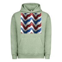 Pigment Oil Green 4th july stripes seamless pattern Urban Hoodie - BundleAndBundleShop