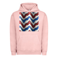 Pigment Salmon 4th july stripes seamless pattern Urban Hoodie - BundleAndBundleShop